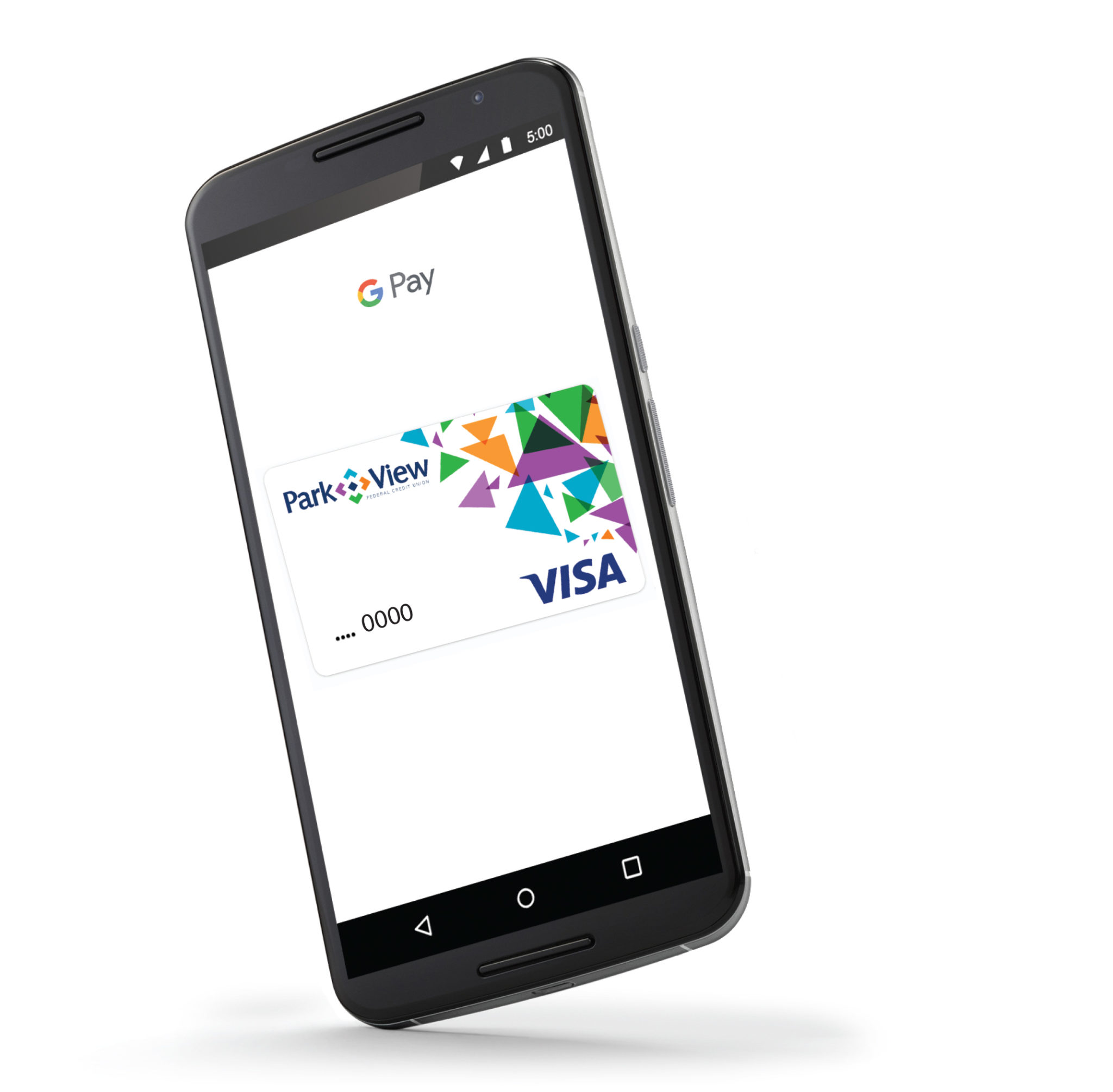Google Pay image on a smartphone