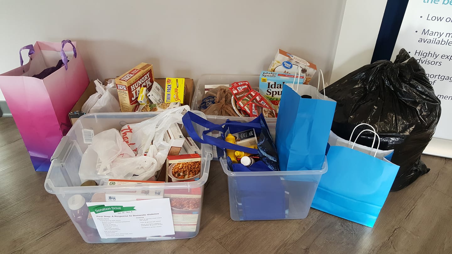 image of donated items (donation drive)