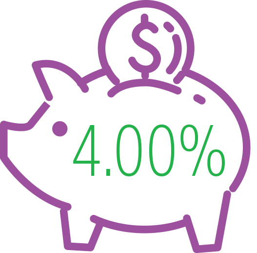 PigIcon 4.00% APY