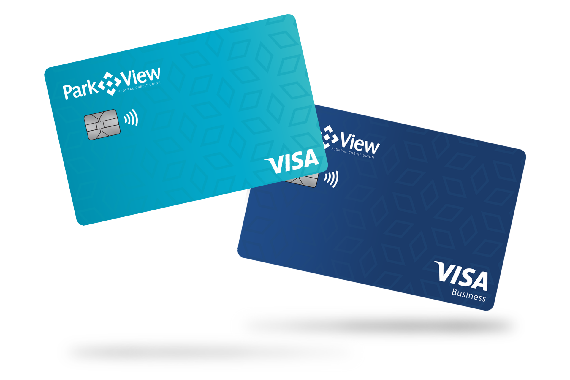 Consumer And Business Cc Image of a Park View Federal Credit Union Visa credit card