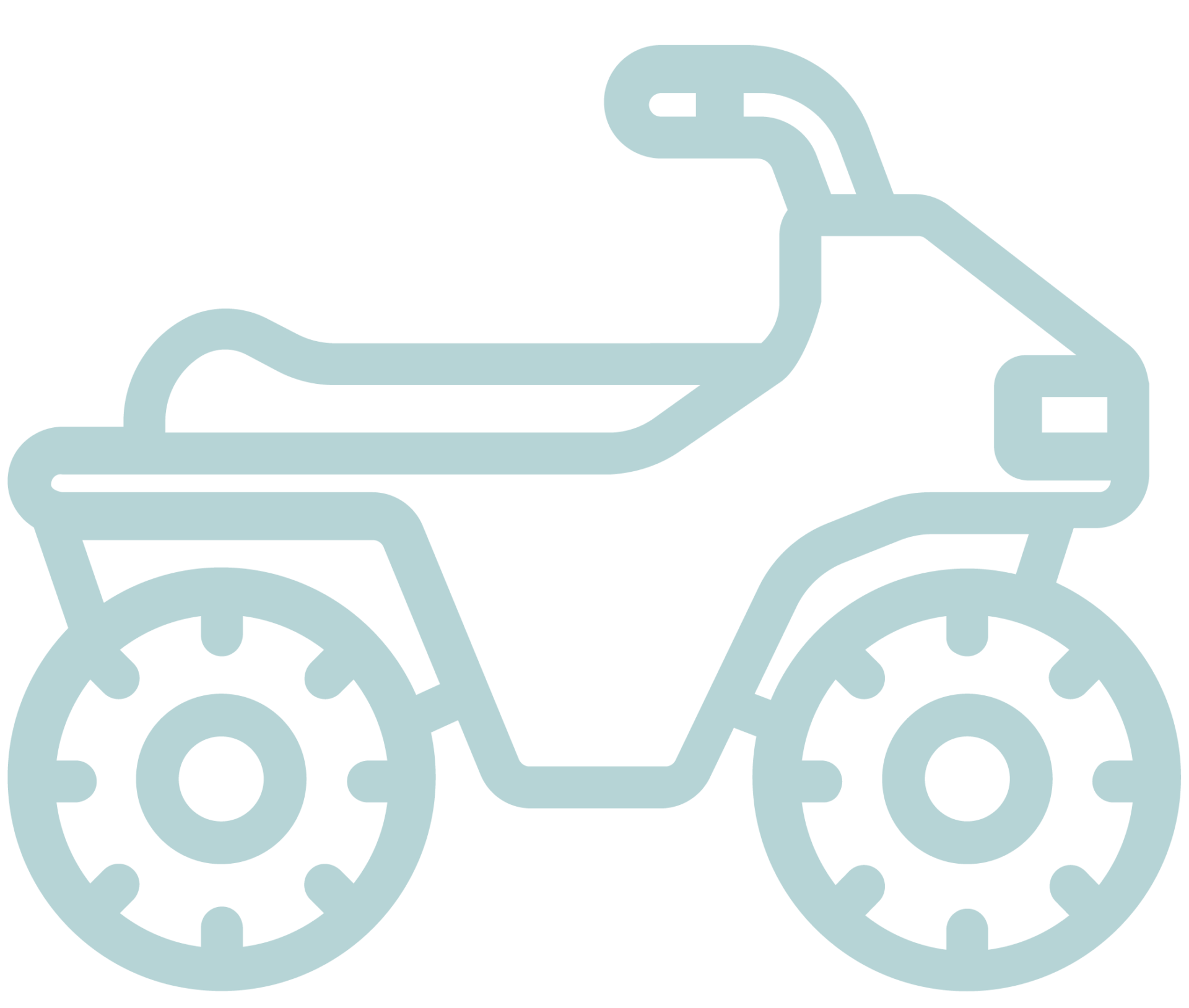 ATV icon, representing the fun that can come with a recreational loan.