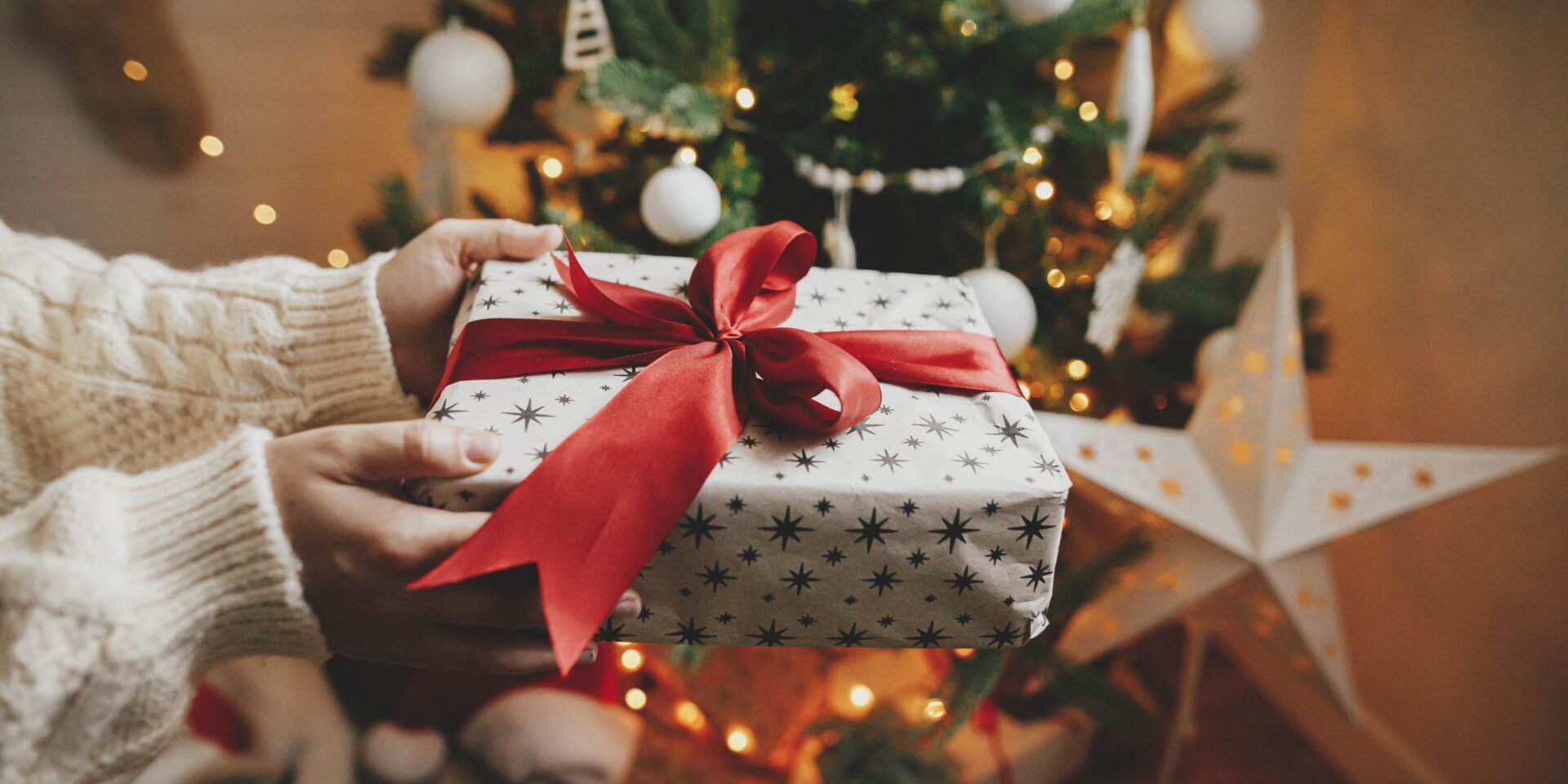 Giving A Gift At Christmas